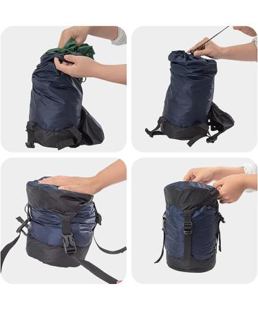 Yundxi Compression Stuff Sack 8L - Lightweight Storage Sack for Camping & Hiking - Dark Blue - Buy Online on GoSupps.com