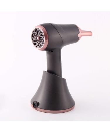 Khukam 2021 Upgraded Cordless Hair Dryer Rechargeable Hair Blow Dryer with Charging Stand Cold/Hot Wind Handheld Wireless Hairdryer Gifts for Women/Mom