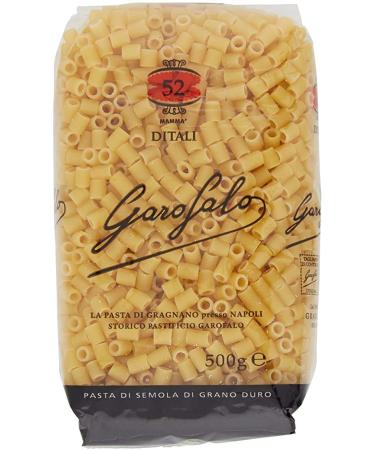 Garofalo Garofalo Pasta di Gragnano IGP Ditali No. 52 Short Pasta 100% Neapolitan Pasta 500 g Pack of 5