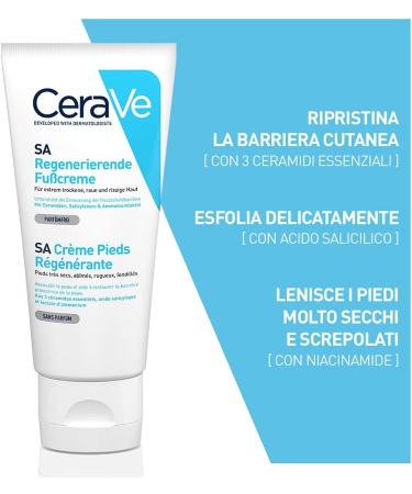 CeraVe Body and Foot Kit Face Moisturizing Cream for Dry Skin with Hyaluronic Acid 340g + SA Regenerating Foot Cream For Cracked Feet With Salicylic Acid 90ml - Buy Online on GoSupps.com