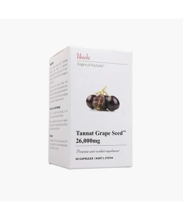 Unichi Tannat Grape Seed 26000mg 60capsules - Buy Online on GoSupps.com