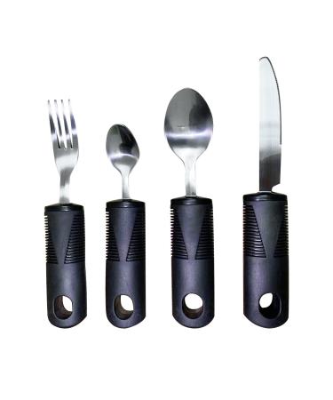 pieces of adapted cutlery for Parkinson's arthritis multiple sclerosis elderly shaky hands disabled people