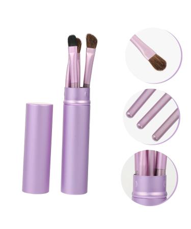 FRCOLOR 10 Pcs Horsehair Eyeshadow Brush Set - Premium Makeup Brushes for Women Eye Shadow Smudger & Gel Eyeliner Purple Aluminum Box - Buy Online on GoSupps.com