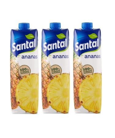 Italian Gourmet E.R. Parmalat Santal I Classici Fruit Juice Set of 3 fruit juices 100% natural origin Tetrapack 1000 ml