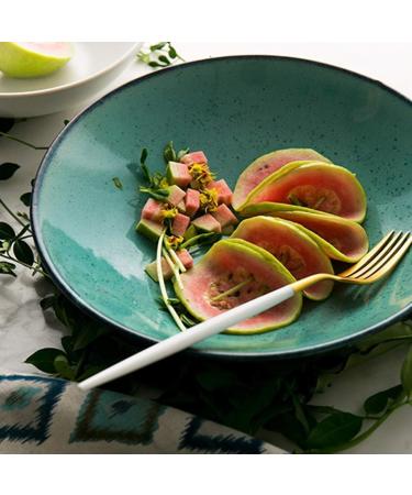 Bowls Snack Dip Dishware Creative Ceramic Bowl Household Soup Bowl Large Noodles Bowl Japanese Rice Bowl Green Salad Bowl 9 inch Mixing Bowl Compatible with Kitchen Restaurant Gifts - Buy Online on GoSupps.com