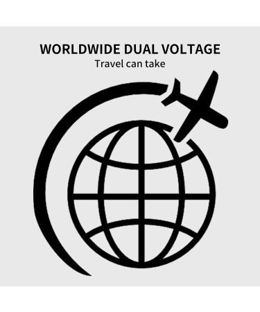 MCH Ceramic Curling Iron - 7-Inch Barrel Adjustable Temp LED Display Dual Voltage - Professional 1 Inch Curling Wand for Long Hair Heats Up to 450 F - Buy Online on GoSupps.com