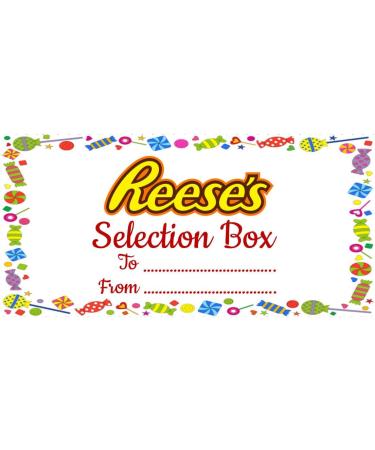 The Candy Cabin - Reeses Personalised Gift Hamper Peanut Butter Cup Stick Nut Bar White Milk Chocolate - Buy Online on GoSupps.com