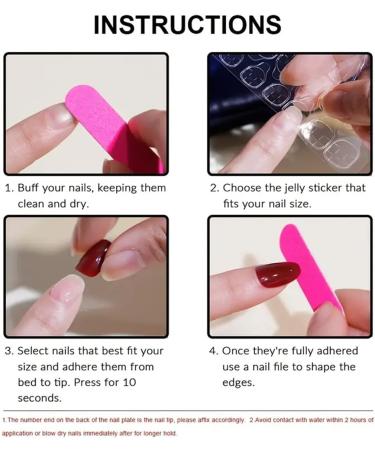 Matte French Tip Square Press On False Nails - 24pcs Elegant White Tips Design with Glue for Women and Girls - Buy Online on GoSupps.com