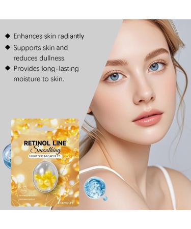 Capsules de s rum anti- ge au r tinol 7 unit s s rum au r tinol pour le visage r duction des rides raffermissement soins de la peau pour lisser radieusement hydratation profonde nourrit (12) - Buy Online on GoSupps.com