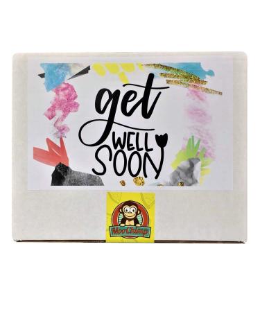 Get Well Gift Basket for Men and Women - Tea, Honey, Hot Chocolate, Nuts - Care Package for Sickness, Cold, Flu, Surgery, Illness, Injury - Get Well Soon Kit - Buy Online on GoSupps.com