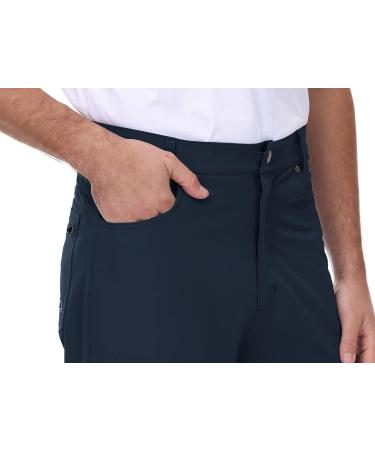 Gopune Men's Stretch Golf Pants Navy 40 | Outdoor Work Casual Pant with Pockets - Buy Online on GoSupps.com