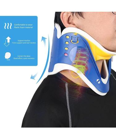 Pruoyoy 4-in-1 Neck Support | Adjustable Cervical Traction Device for Neck Pain Relief & Vertebral Correction - International Shipping - Buy Online on GoSupps.com