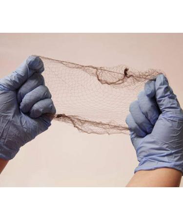 100 Pack 24-inch Disposable Hair Nets - Thicker Nylon Honeycomb Mesh for Easy Application - Buy Online on GoSupps.com