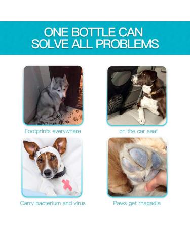 PUPMATE Paw Cleaner: Waterless Shampoo for Dogs and Cats - Silicone Grooming Brush - Rose Scented - 6.8 oz - Buy Online on GoSupps.com