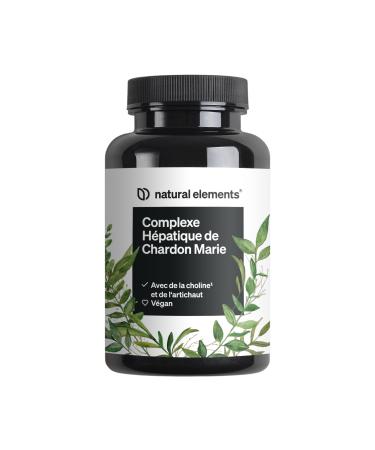 Milk Thistle Complex for the Liver 120 Capsules Milk Thistle Choline Artichoke Extract Turmeric & Zinc Vegan & Generously Dosed Liver Treatment Controlled and Produced in Germany