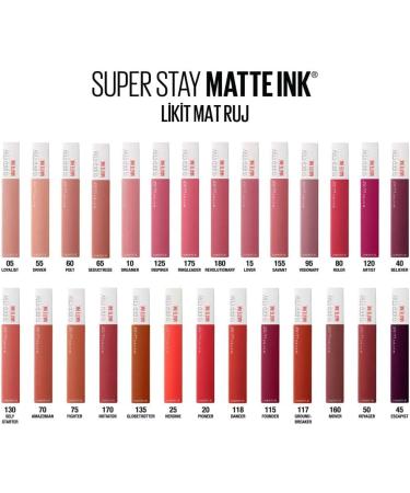 Maybelline Superstay Matte Ink Liquid Lipstick in Dreamer 10 - 5.0 ml - Pack of 1 - Buy Online on GoSupps.com