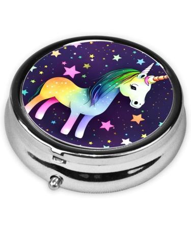 One-Horse Starround Pill Box - 3 Compartment Portable Travel Organizer for Medications - Buy Online on GoSupps.com