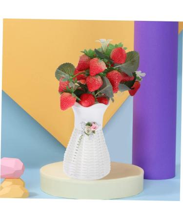 Zerodeko 12 Pcs Simulation Strawberry Bouquet Wedding Ceremony Decorations Party Props Artificial Strawberries Picks Fake Strawberry Fruit Flower Stem Branches Garland Decor Plant Toy Pvc As Shownx4pcs 27X21CMx4pcs - Buy Online on GoSupps.com