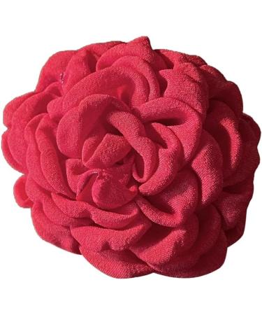 xbiez Sweet Girls High Ponytail Hair Claw Lovely Female Peony Flower Shape Hair Claw Small-Fresh Summer Hair Clip for Girls Gentle apricot - Buy Online on GoSupps.com