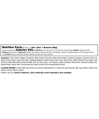 AP Sports Regimen Prime Bites Protein Brownie - Birthday Cake Blondie 12 Count | High Protein & Collagen | Delicious & Guilt-Free Snack | 12 Bars per Box - Buy Online on GoSupps.com