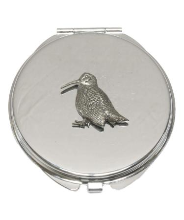 Woodcock Sitting Compact Mirror Handbag Gift With Free Engraving 403