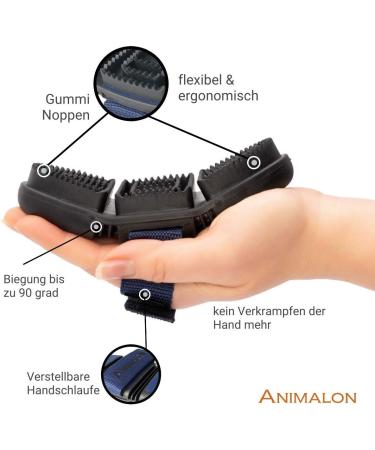 Animalon Shorthair Striegel for Dogs | Innovative Fur Care Brush for Short-Haired Dogs | Gentle Fur Care - Small Blue - Buy Online on GoSupps.com