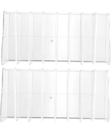 Ciieeo 8 Pcs Makeup Storage Rack Clear Purse Makeup Pallets Divided Palette Organizer Palettes Holder Blush 17.2X8.5X5.3CMx4pcs Transparentx4pcs - Buy Online on GoSupps.com