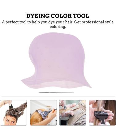 ERINGOGO Bonnet de Coloration en Silicone lastique R utilisable Taille Unique Capuchon Perfor pour M ches avec Crochet M tallique Outil Professionnel pour Salon et Couleur Al atoire - Buy Online on GoSupps.com