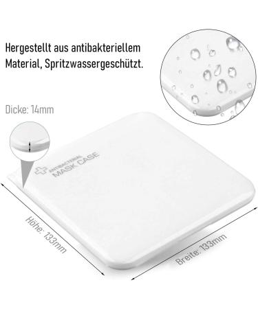 KXT FFP2 Mask Box Set - Hygienic Storage Solution | Double Pack + 4 Cases - Xbo1 White - Buy Online on GoSupps.com