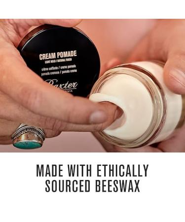 Baxter of California Cream Pomade for Men - Natural Finish, Light Hold - Buy Online on GoSupps.com