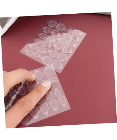 Ipetboom 20 Sheets Double Sided Adhesive Nail Stickers Nail Gel Nail Art Stickers Labels Press on Nails Sticky Tabs Glue Nail Sticky Tabs for Nails Plastic Nail Piece High Viscosity - Buy Online on GoSupps.com