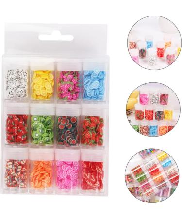 FRCOLOR 12 Boxes Nail Art Accessories Resin Charms Slices Phone Shell Charms Lip Gloss Charms Nail Embellishments Fruits Slices Strawberry Slices Polymer Clay Soft Pottery Ornament 3D - Buy Online on GoSupps.com