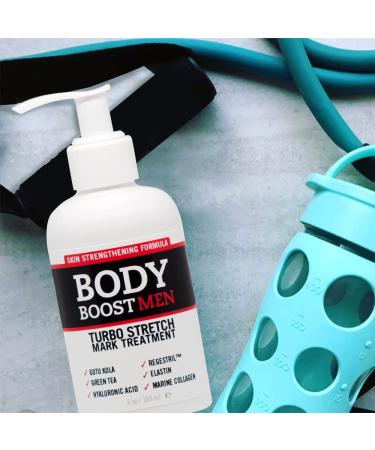 Body Boost Men Turbo Stretch Mark Treatment for Bodybuilding - Scar & Stretch Mark Remover - Buy Online on GoSupps.com
