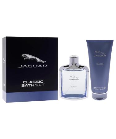 Jaguar Blue for Men - 2 Pc Gift Set 3.4oz EDT Spray 6.7oz Bath and Shower Gel - Buy Online on GoSupps.com