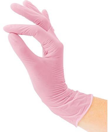 Nitrile Gloves Box of 100 XS Pink - Buy Online on GoSupps.com