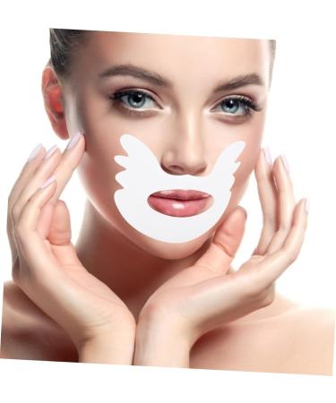  POPETPOP POPETPOP Stickers 5 Pieces Lip Stickers Around Mouth Wrinkles Moisturizing Sticker For Lips Smoothing Plates Anti-wrinkle Non Woven Fabric White Cushion For Face - Buy Online on GoSupps.com