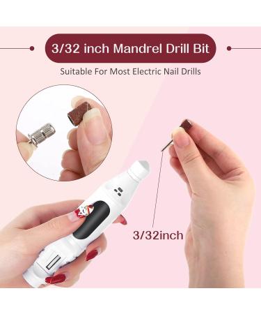 210PCS Nail Drill Sanding Bands with Bit 80/120/180 Grit | Nail Art Sanding Bands in 3 Colors | Manicure and Pedicure Tool Set - Buy Online on GoSupps.com