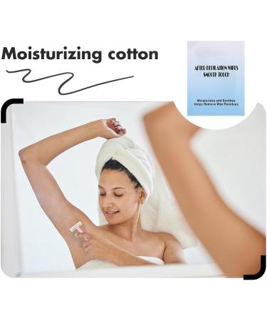 Lingettes D pilatoires Apr s pilation 20 Pcs Bandes de Cire Visage et Corps Impr gn es D Extraits de Plantes Nettoyantes et Adoucissantes pour Soins et Nettoyage - Buy Online on GoSupps.com