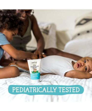 Maty's Baby Diaper Rash Relief Ointment - Made With Organic Ingredients like Lavender  Aloe and Zinc  3.75 Ounce  2 Pack 3.75 Ounce (2 Pack) Diaper Rash - Buy Online on GoSupps.com