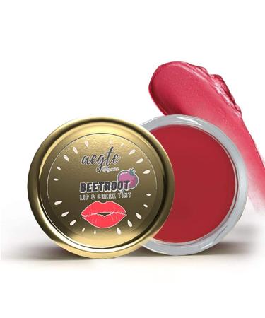 Organics Beetroot Lip & Cheek Tint Balm For Women Helps Lighten Dark Lips Edible Formulation Helps Nourish & Hydrate Dry Chapped Lips (15 Grm)