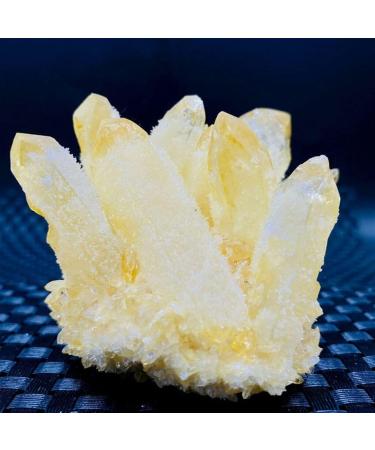 Natural Crystal Rough Natural Yellow Ghost Ghost Quartz Crystal Cluster Rock Beautiful Natural Crystal Stone QINTINYIN (Color : 400-450g) - Buy Online on GoSupps.com