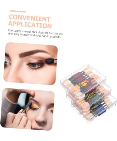 Baluue 30pcs Double Ended Eye Shadow Stick Sponge Foundation Applicator Eye Makeup Tools Brush Head Latex - Buy Online on GoSupps.com