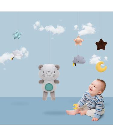Smart Little Sun Baby Musical Crib Mobile Nursery Mobile with Hanging Rotating Plush Toys Infant Bed Decoration for Newborn Boys Girls Bear - Buy Online on GoSupps.com