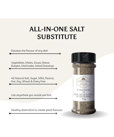 Sensational 16 All-In-One Seasoning Salt Substitute - Salt and Sugar Free - Buy Online on GoSupps.com