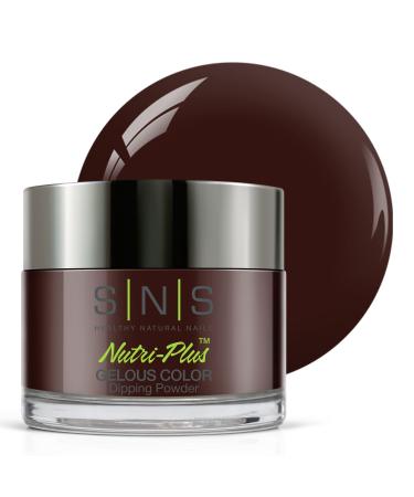 SNS Nail Dip Powder Gelous Color Dipping Powder - Driven (Wine Cream Finish) - Long-Lasting Acrylic Nail Color Lasts 14 Days - Low-Odor & No UV Lamp required - 1 oz AC29 Driven