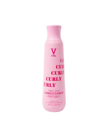 V&Co. Beauty Curly Hair Conditioner with Peptide Technology 12 oz