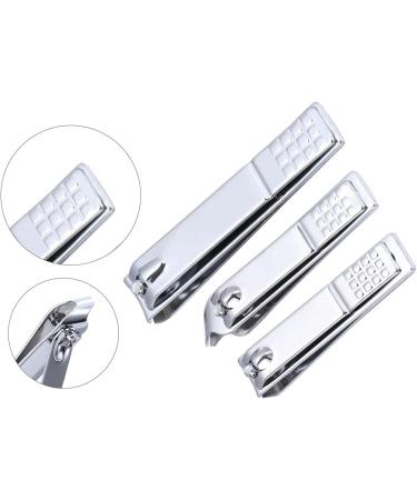 HCHGJKN Nail Clippers Manicure Kits Stainless Steel Beauty And Health Nail Cutter Pedicure Tools Nail Clippers Finger Toe Nail Nipper(M) - Buy Online on GoSupps.com
