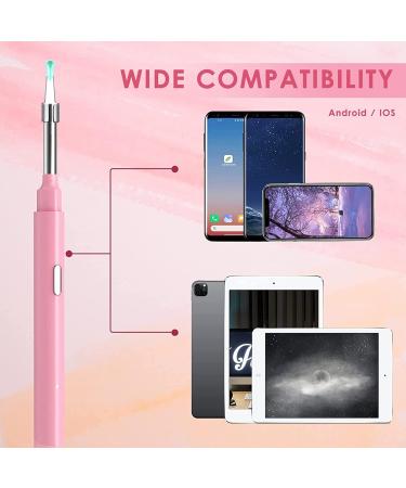 1920P FHD Wireless Ear Camera Otoscope with LED Lights - Ear Wax Remover Tool for iPhone, iPad & Android - Pink - Buy Online on GoSupps.com