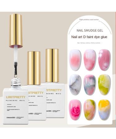 15ml Nail Art Manicure Tool Flower Effect Soak Off Watercolor Ink Nail Lacquer Marble Effect Blooming Gel Nail Polish - (Color: A) - Buy Online on GoSupps.com