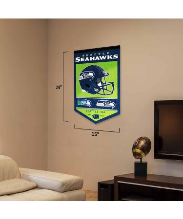 Seattle Seahawks Heritage History Banner Pennant | Premium NFL Memorabilia for Fans - Buy Online on GoSupps.com